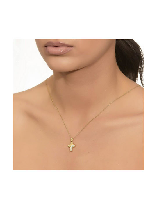 Femeiesc Aur Cruce 14K