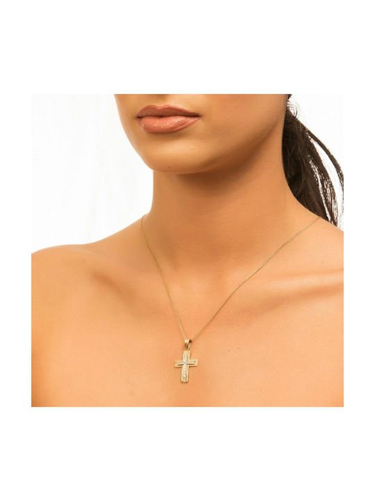 Femeiesc Aur Cruce 14K