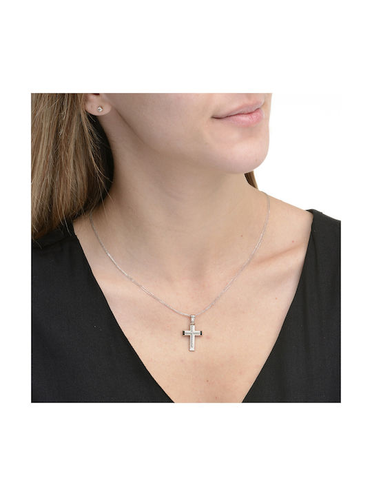 Ioannou24 Women's Gold Cross 14K with Chain