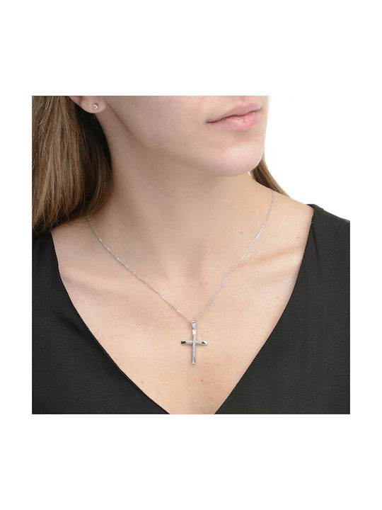 Ioannou24 Women's Gold Cross 14K with Chain