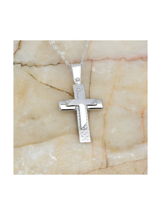 Ioannou24 Women's Gold Cross 14K with Chain