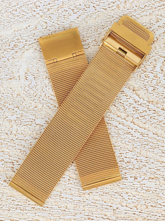 Vitopoulos Metallic-Armband Gold 22mm