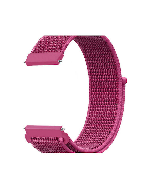 Fabric Strap Pink 22mm