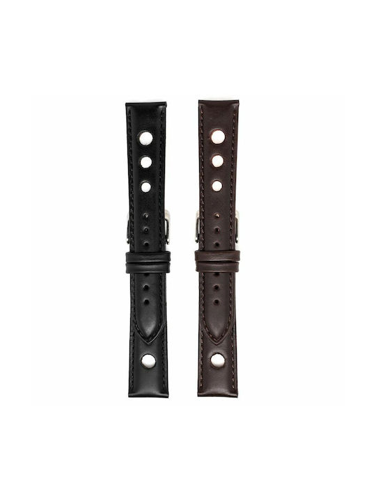 Leather Strap Black 18mm