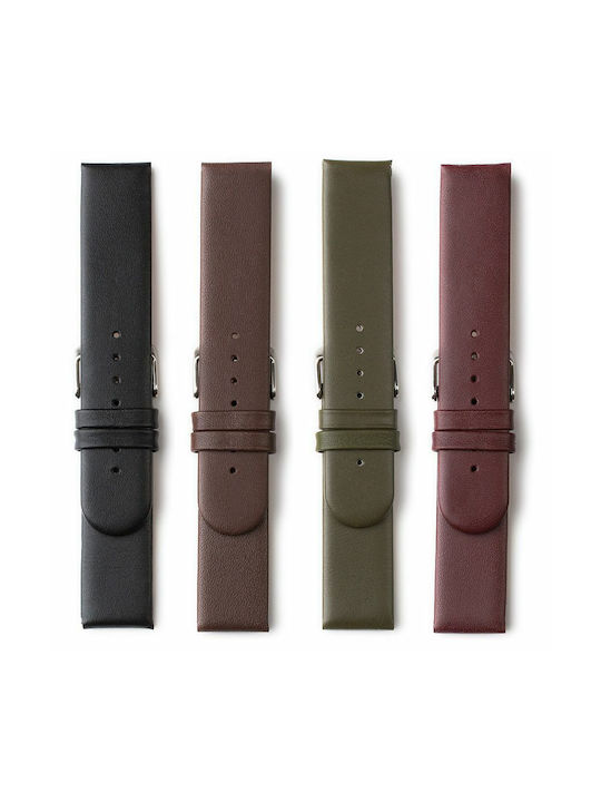 Leather Strap Black 18mm