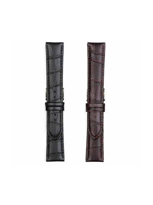 Leather Strap Brown 18mm