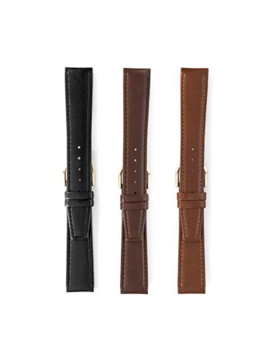 Leather Strap Black 14mm