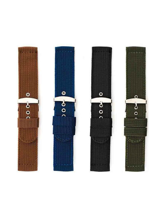 Fabric Strap Blue 22mm