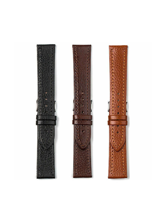 Leather Strap Brown 18mm