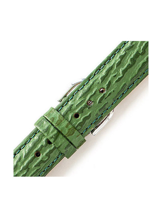 Leather Strap Green 14mm