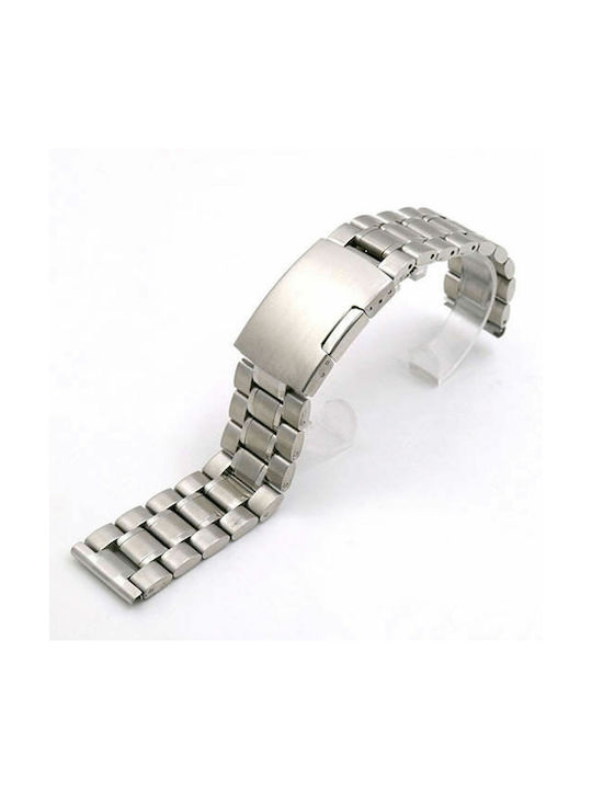 Metallic Bracelet Silver 22mm