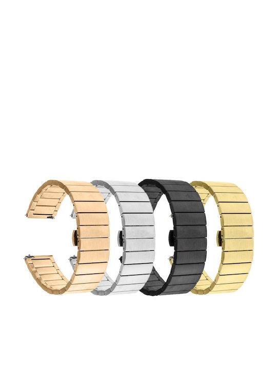 KOSTELO Metallic-Armband Gold 20mm