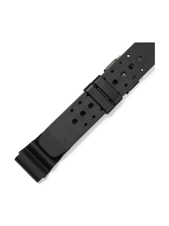 Rubber Strap Black 18mm