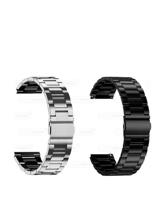 Metallic Bracelet Black 20mm
