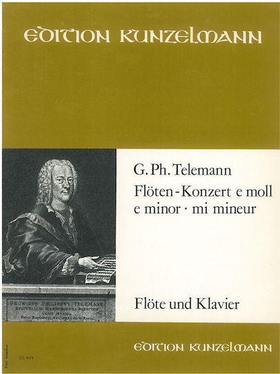 Edition Kunzelmann Telemann Concert In E-minor Παρτιτούρα για Πνευστά