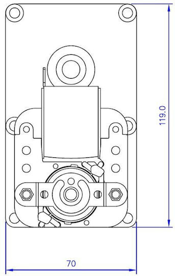 Mellor Getriebemotor für Pelletofen