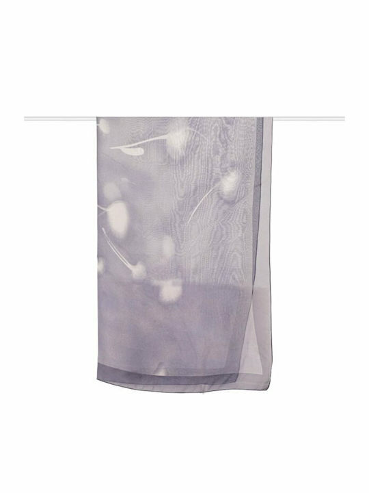 Damen Seiden Schal Gray