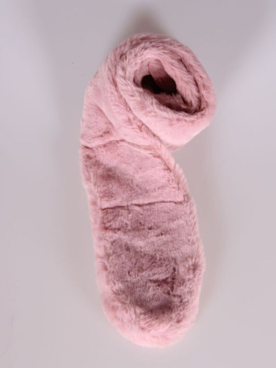 Women's Fur Scarf Pink