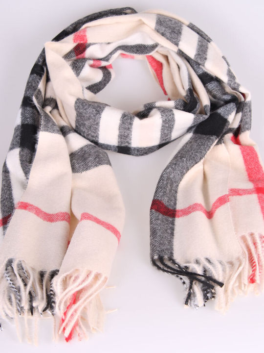 Women's Wool Scarf Ecru