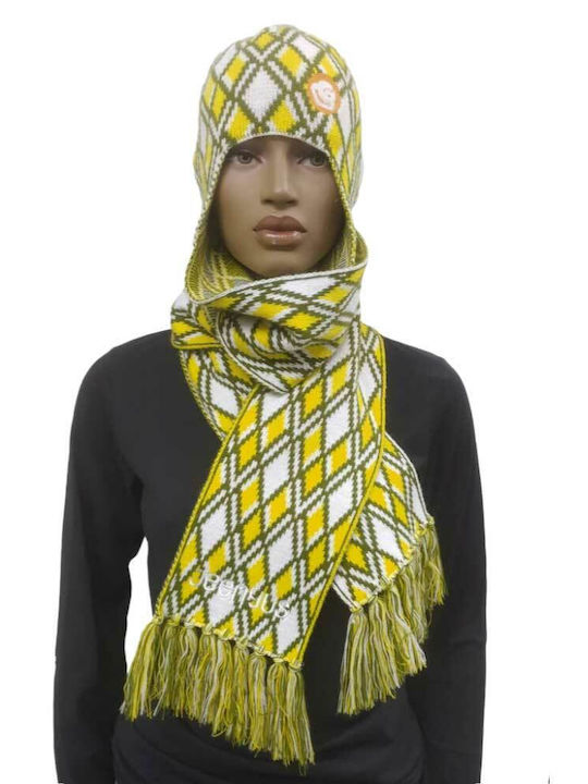 Women's Knitted Scarf Yellow