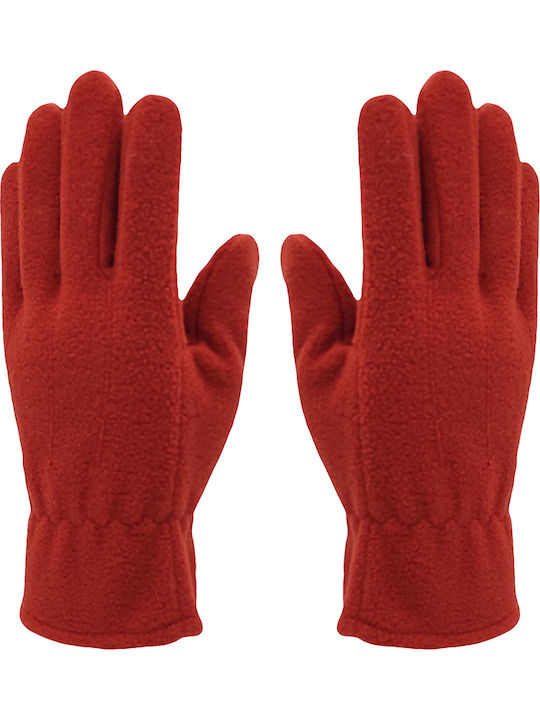 Portocaliu Femei Fleece Manusi