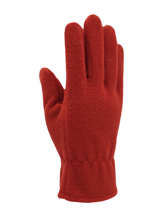 Portocaliu Femei Fleece Manusi