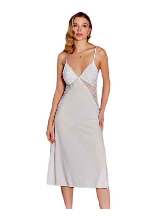 FMS FMS Damen Schlafanzug & Pyjamas Winter Weiß Wanda