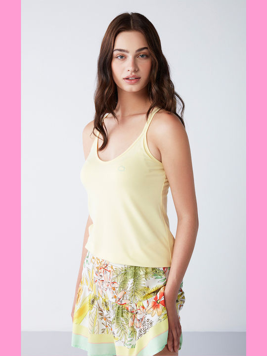 Penye Mood Sommer Babydoll Gelb Flowers