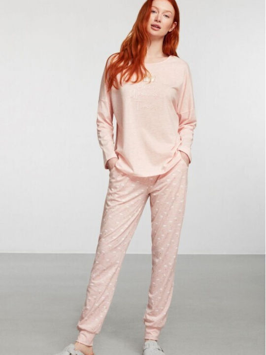 Catherine's Winter Women's Pyjama Set Cotton Pink