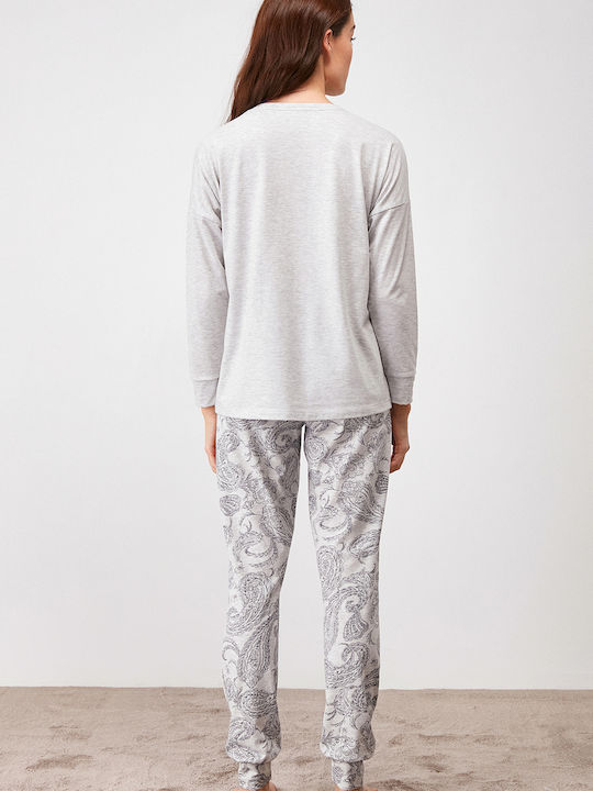 Catherine's Set Pijamale pentru Femei Alb