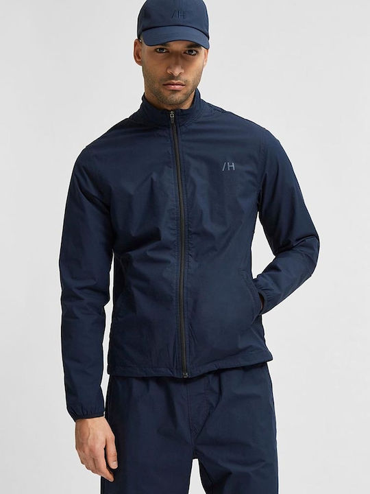 Selected Herren Jacke Lässig Marineblau