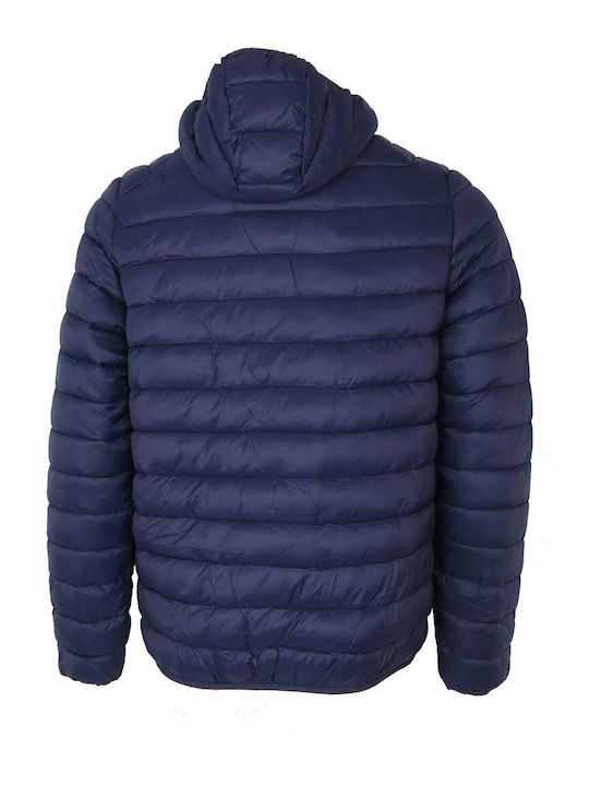 Tiffosi Herren Winter Jacke Puffer Blau