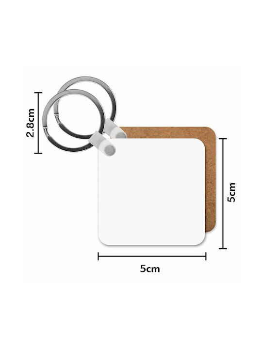 Keychain Portofel Test Chart Lemn