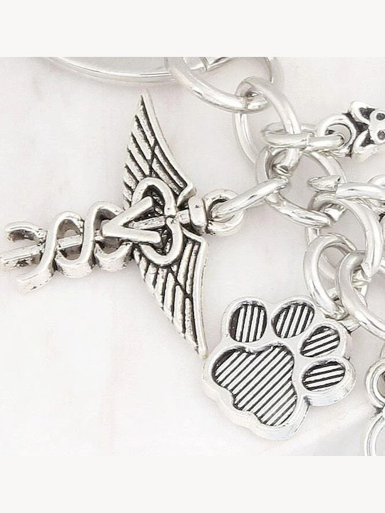 Tatu Moyo Handmade Metallic Keychain