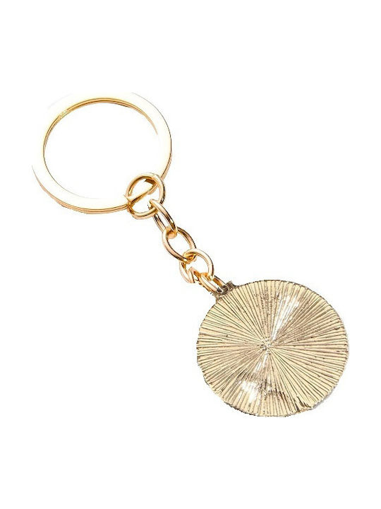 Tatu Moyo Handmade Metallic Gold Keychain