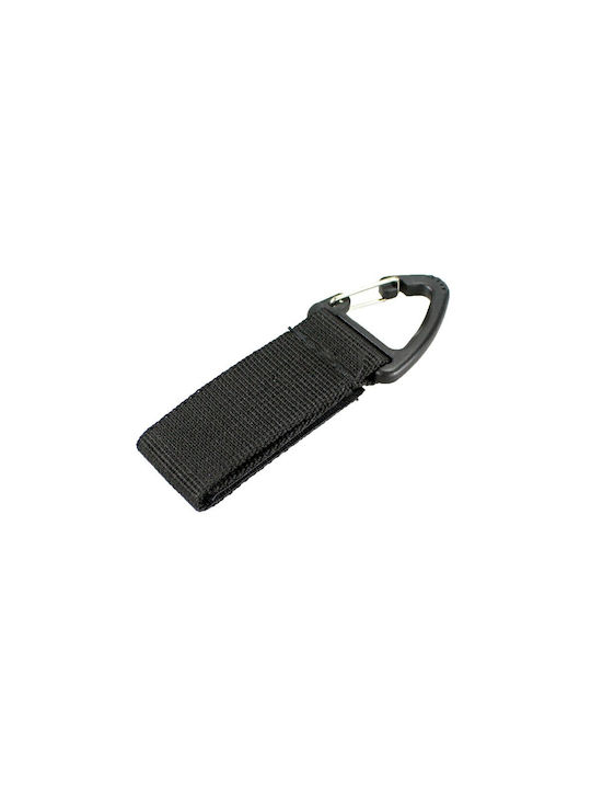 Keychain Clip Metalic Negru