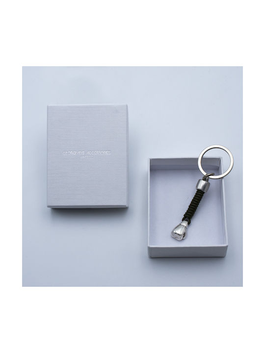 Lucrat manual Keychain Metalic Cafenea