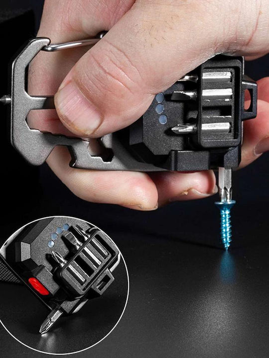 Keychain Opener with LED White