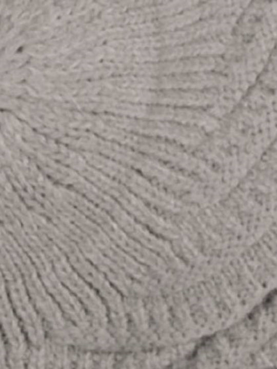 Beanie Unisex Beanie Gestrickt in Gray Farbe