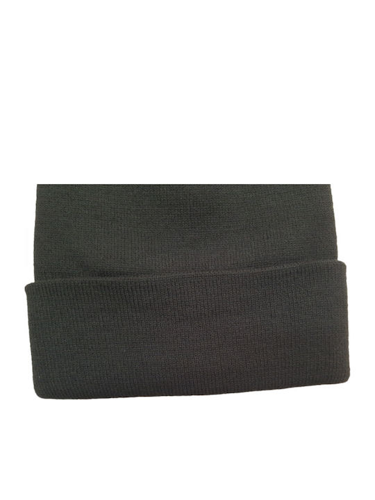Beanie Unisex Σκούφος Πλεκτός σε Γκρι χρώμα