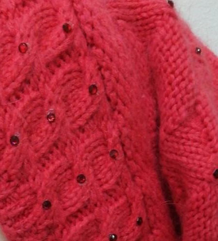 Knitted Beanie Cap Orange