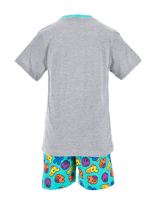 Superheroes Kids Set with Shorts Summer 2pcs Gray