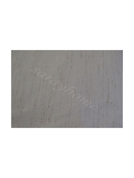 Saray Home Κουρτίνα με Τρέσα Γκρι 280x220εκ.