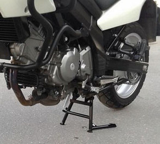 Moto Discovery Double Central Stand Motorcycle in Black Color 313004