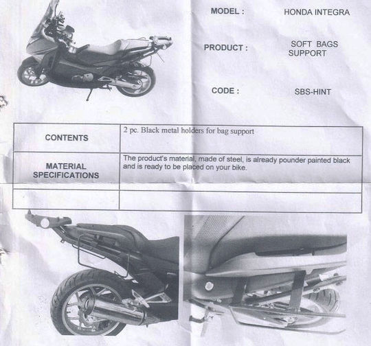 Moto Discovery Σχάρα για Honda Integra 750