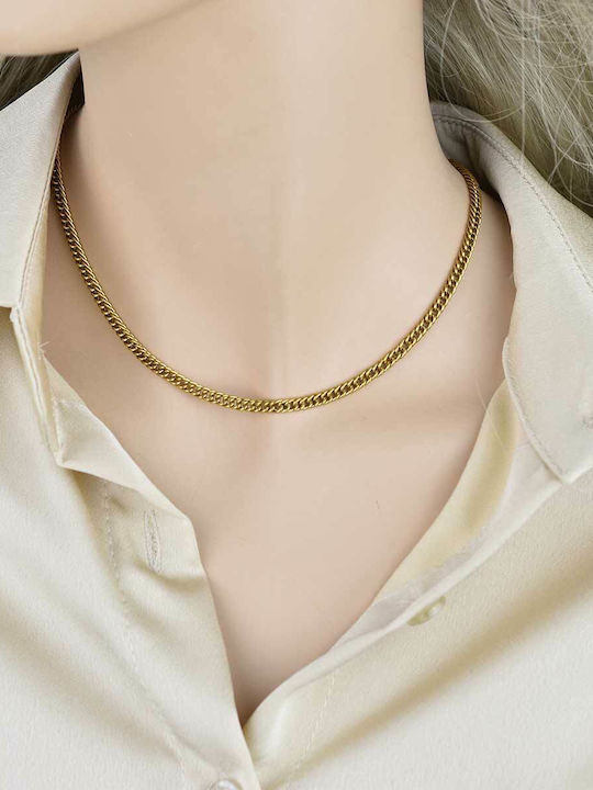 Goldjewels Αλυσίδα Λαιμού Επιχρυσωμένη από Ατσάλι Goldjewels Αλυσίδα Λαιμού Επιχρυσωμένη από Ατσάλι