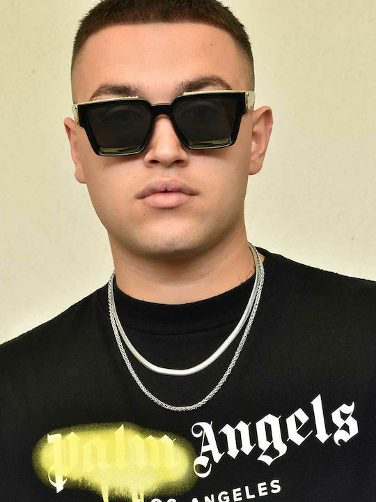 Goldjewels Chain Neck Snake made of Steel Wide Thickness 6mm and Length 40cm