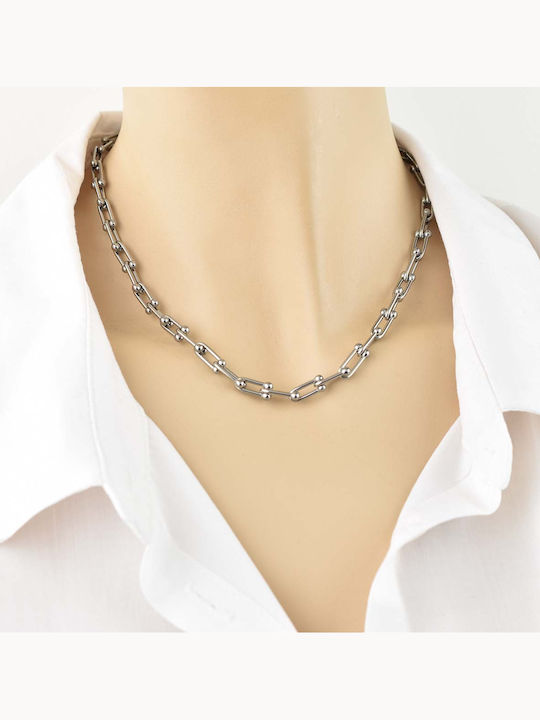 Goldjewels Αλυσίδα Λαιμού από Ατσάλι Goldjewels Αλυσίδα Λαιμού από Ατσάλι