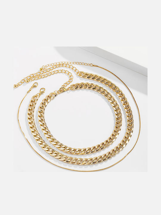 Pearl's Garden Chains Neck Gold-plated