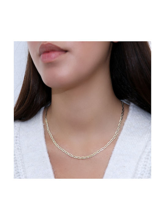 Women's Gold Neck Chain Yellow 9K 49cm